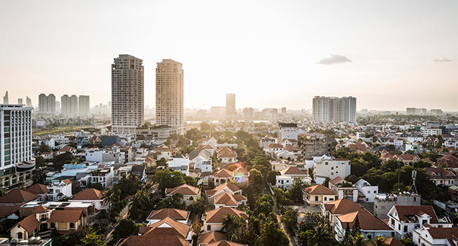 Ho Chi Minh City in Vietnam